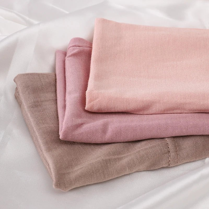 Fashion Muslim Hijab Caps Solid Underscarf Women Veil Modal Cotton Hijab Muslim Scarf Turbans Head Women's Hijabs Hat Islamic - ElinaStoreElinaStoreElinaStore91429693;2024129;1733751746