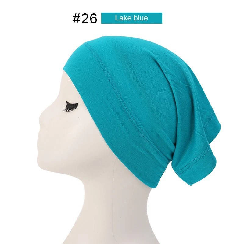 Fashion Muslim Hijab Caps Solid Underscarf Women Veil Modal Cotton Hijab Muslim Scarf Turbans Head Women's Hijabs Hat Islamic - ElinaStoreElinaStoreElinaStore91429705;2024129;1733751746