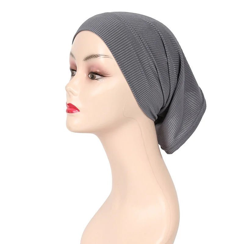 Fashion Muslim Hijab Caps Solid Underscarf Women Veil Modal Cotton Hijab Muslim Scarf Turbans Head Women's Hijabs Hat Islamic - ElinaStoreElinaStoreElinaStore91429693;2024129;1733751746
