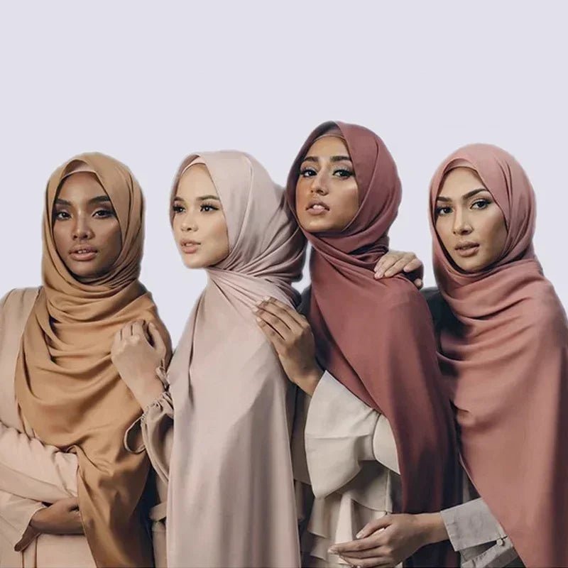 Muslim Women Chiffon Hijab Scarf Chiffon Soft Hijabs Shawl Long Scarves Wrap Headscarves For Muslim Fashion - ElinaStoreElinaStoreElinaStore91428766;2024129;1733751735