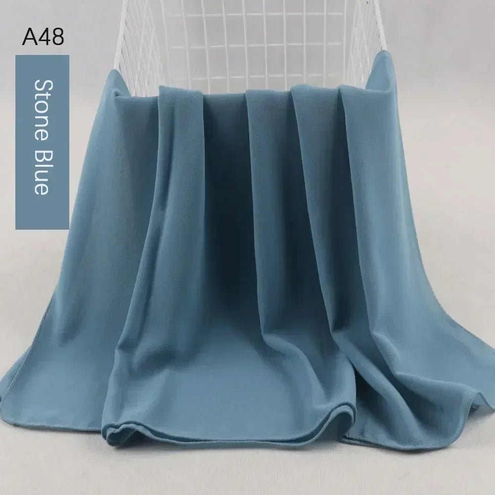 Muslim Women Chiffon Hijab Scarf Chiffon Soft Hijabs Shawl Long Scarves Wrap Headscarves For Muslim Fashion - ElinaStoreElinaStoreElinaStore91428815;2024129;1733751735