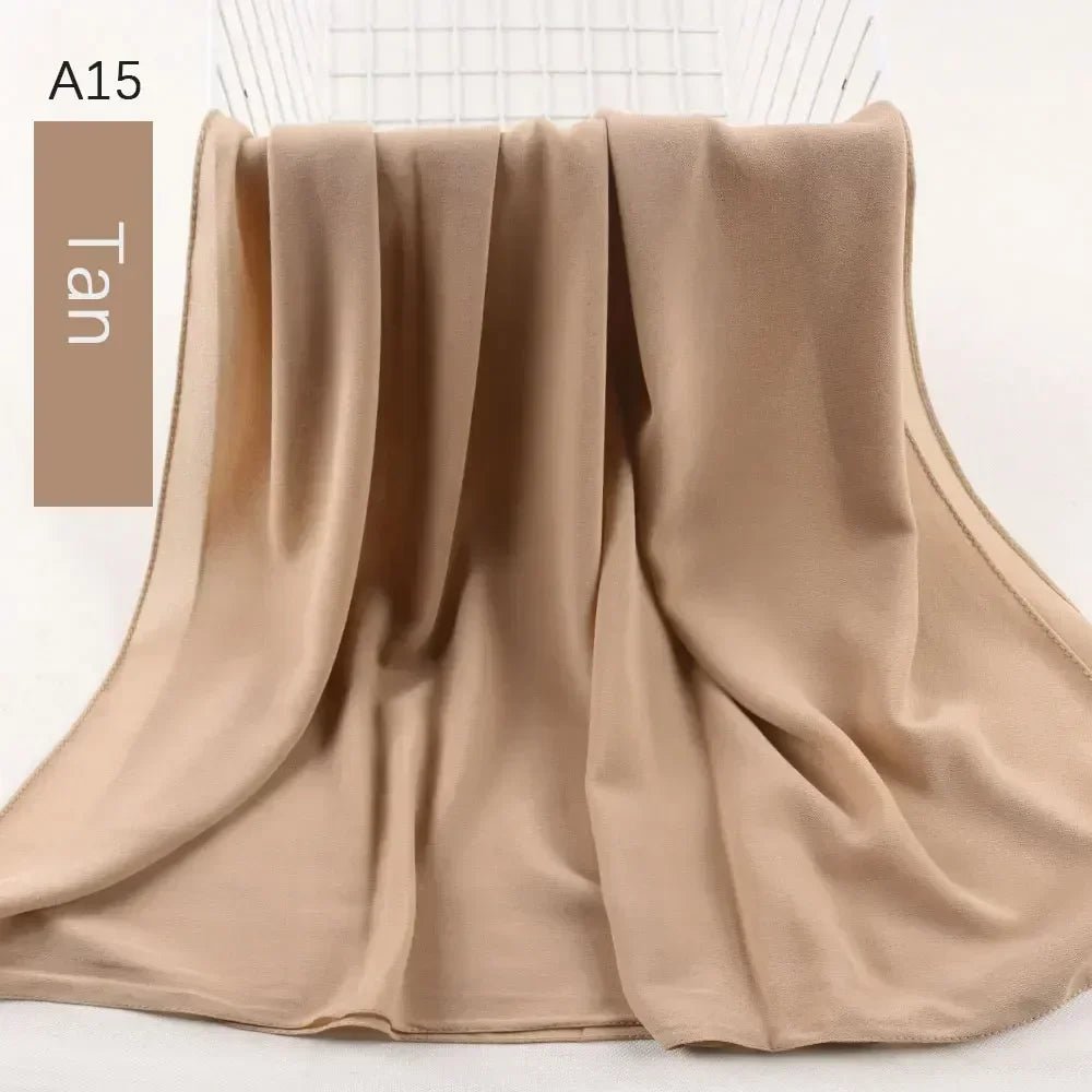 Muslim Women Chiffon Hijab Scarf Chiffon Soft Hijabs Shawl Long Scarves Wrap Headscarves For Muslim Fashion - ElinaStoreElinaStoreElinaStore91428767;2024129;1733751735