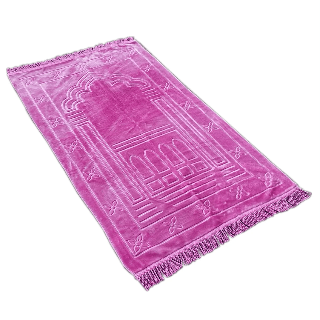 Prayer Rug Soft Sejadah Murah Velvet Sajadah Turkey Kiswah Pintu Kaabah Dari Mesir Hantaran Raudah - ElinaStorePink Mix DesignElinaStoreElinaStore91431230;2024129;1733751739