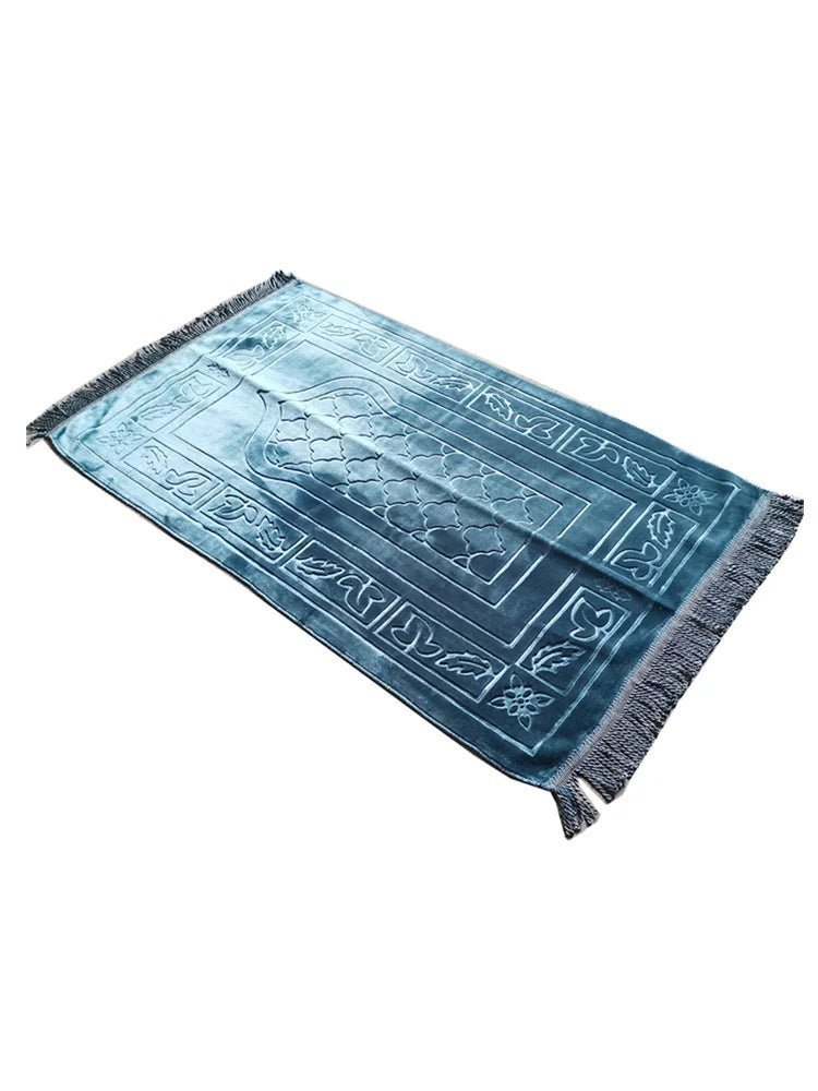 Prayer Rug Soft Sejadah Murah Velvet Sajadah Turkey Kiswah Pintu Kaabah Dari Mesir Hantaran Raudah - ElinaStoreNavey Mix DesignElinaStoreElinaStore91431232;2024129;1733751739