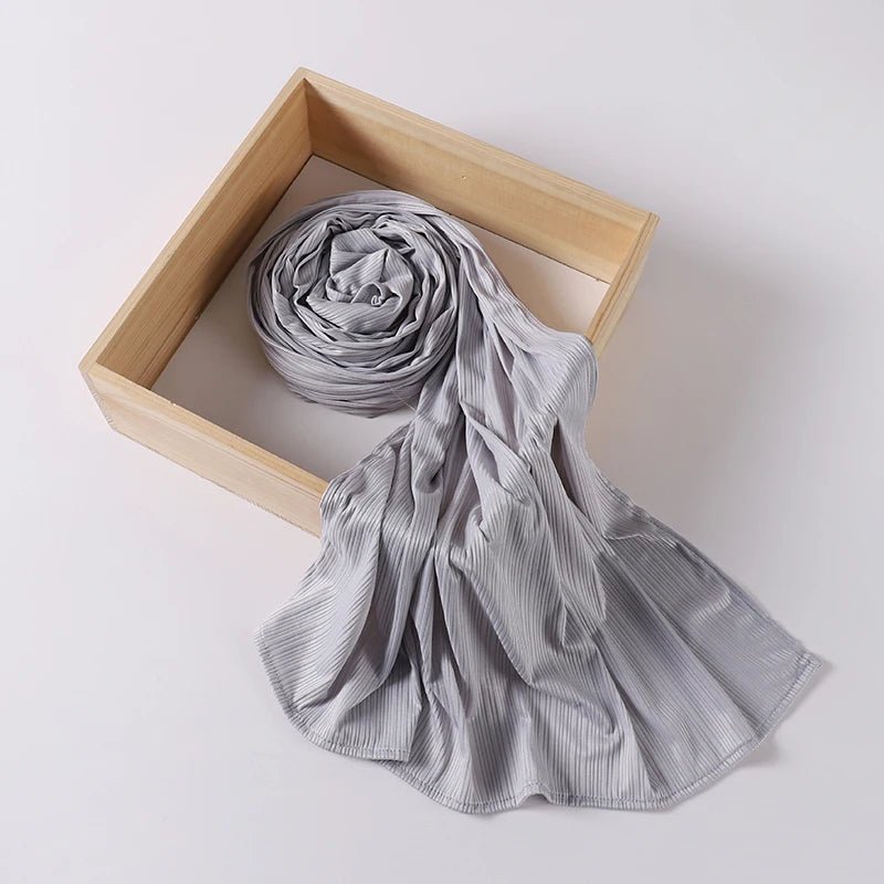 Ribbed Jersey Hijab Muslim Plain Scarf Crepe Hijab Scarf Soft Islamic Shawls Wraps Headband Voile Femme Musulman - ElinaStoreElinaStoreElinaStore91429243;2024129;1733751748