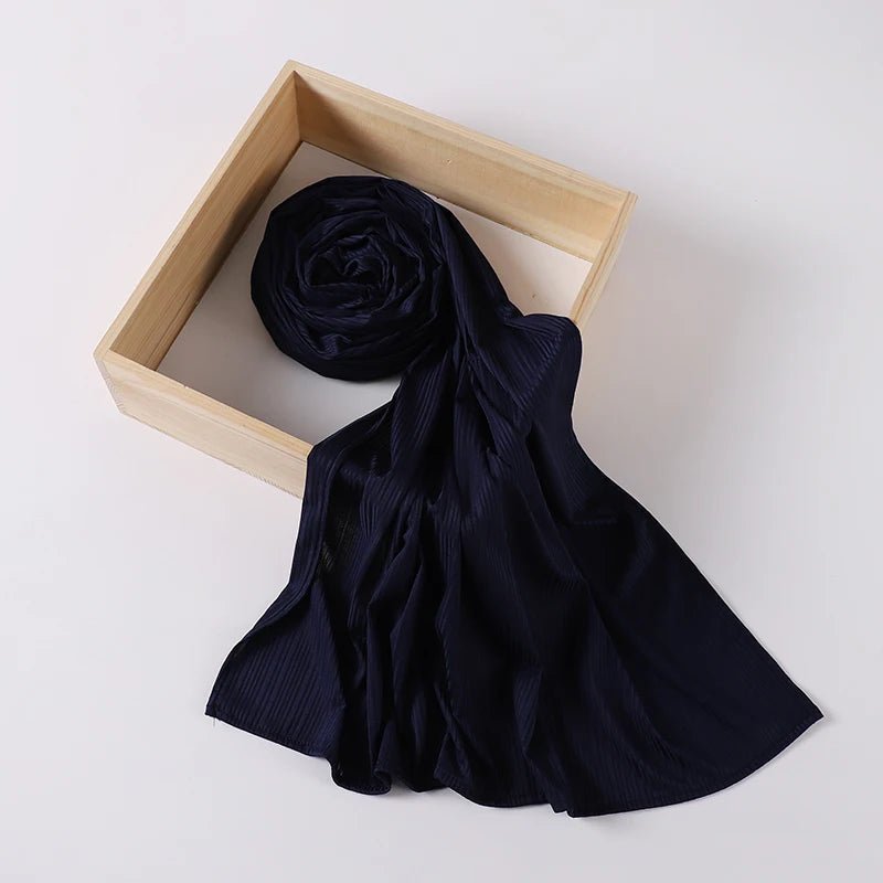Ribbed Jersey Hijab Muslim Plain Scarf Crepe Hijab Scarf Soft Islamic Shawls Wraps Headband Voile Femme Musulman - ElinaStoreElinaStoreElinaStore91429241;2024129;1733751748