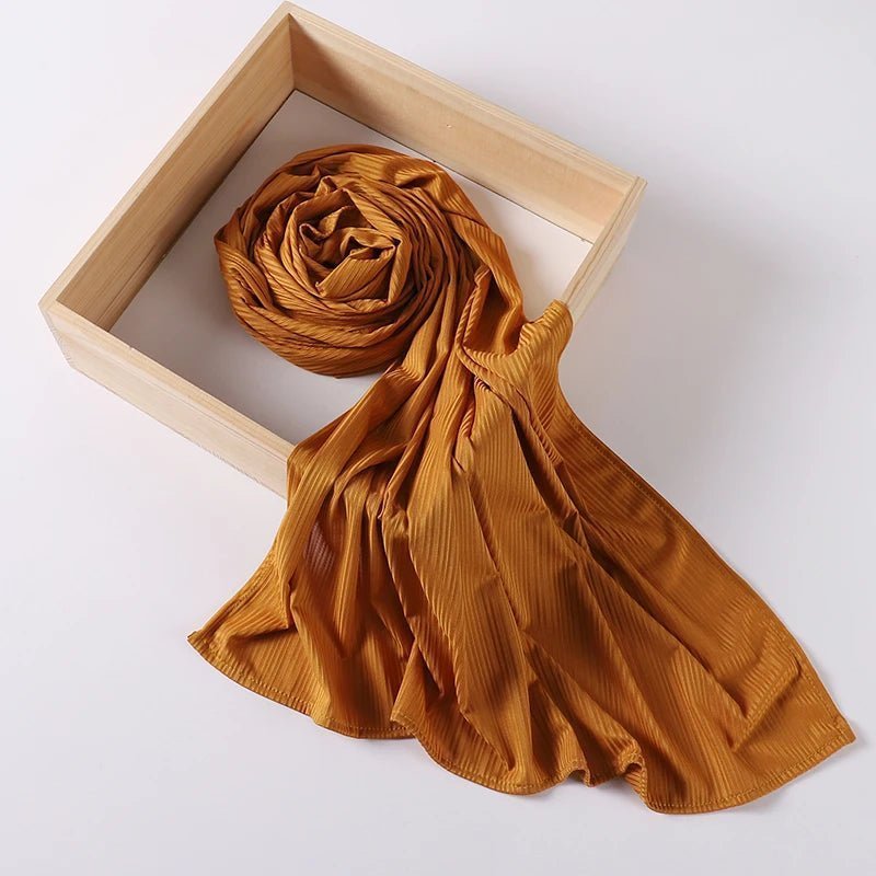 Ribbed Jersey Hijab Muslim Plain Scarf Crepe Hijab Scarf Soft Islamic Shawls Wraps Headband Voile Femme Musulman - ElinaStoreElinaStoreElinaStore91429235;2024129;1733751748