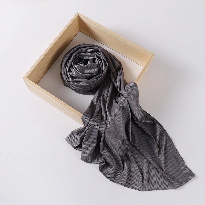 Ribbed Jersey Hijab Muslim Plain Scarf Crepe Hijab Scarf Soft Islamic Shawls Wraps Headband Voile Femme Musulman - ElinaStoreElinaStoreElinaStore91429245;2024129;1733751748