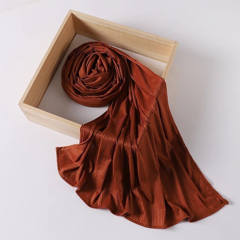 Ribbed Jersey Hijab Muslim Plain Scarf Crepe Hijab Scarf Soft Islamic Shawls Wraps Headband Voile Femme Musulman - ElinaStoreElinaStoreElinaStore91429249;2024129;1733751748