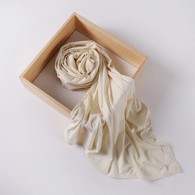 Ribbed Jersey Hijab Muslim Plain Scarf Crepe Hijab Scarf Soft Islamic Shawls Wraps Headband Voile Femme Musulman - ElinaStoreElinaStoreElinaStore91429238;2024129;1733751748