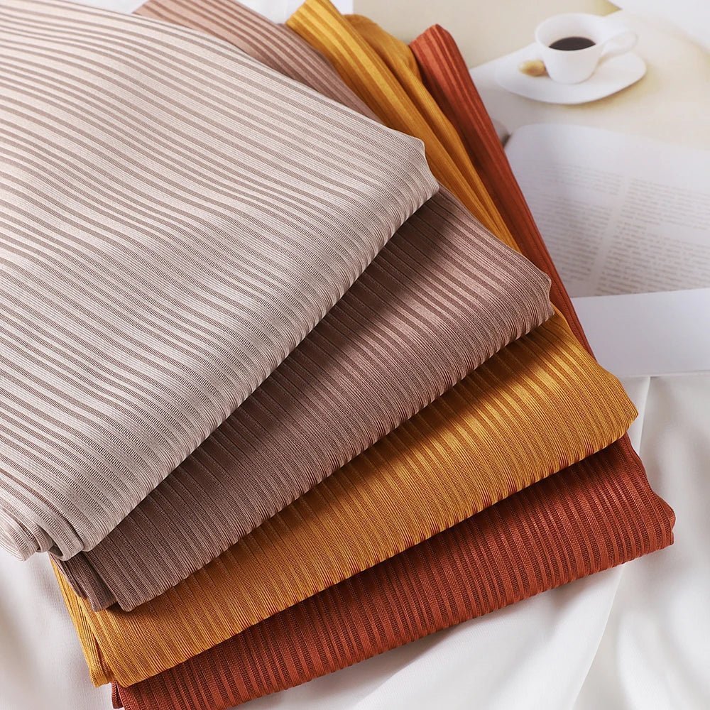 Ribbed Jersey Hijab Muslim Plain Scarf Crepe Hijab Scarf Soft Islamic Shawls Wraps Headband Voile Femme Musulman - ElinaStoreElinaStoreElinaStore91429235;2024129;1733751748