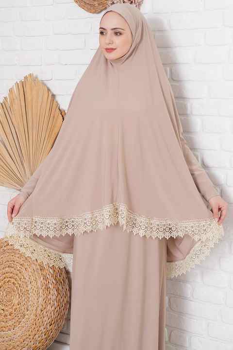 Women Muslim Islamic Hijab Blouse Skirts Sets Ramadan Prayer Khimar Abaya Robe Arab Burqa Middle East Vestidos - ElinaStoreLight PinkElinaStoreElinaStore91428631;2024129;1733751726