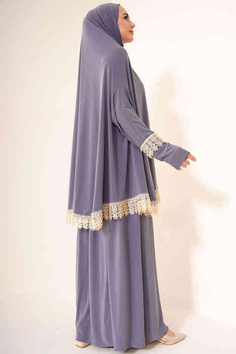Women Muslim Islamic Hijab Blouse Skirts Sets Ramadan Prayer Khimar Abaya Robe Arab Burqa Middle East Vestidos - ElinaStoreLight PinkElinaStoreElinaStore91428631;2024129;1733751726