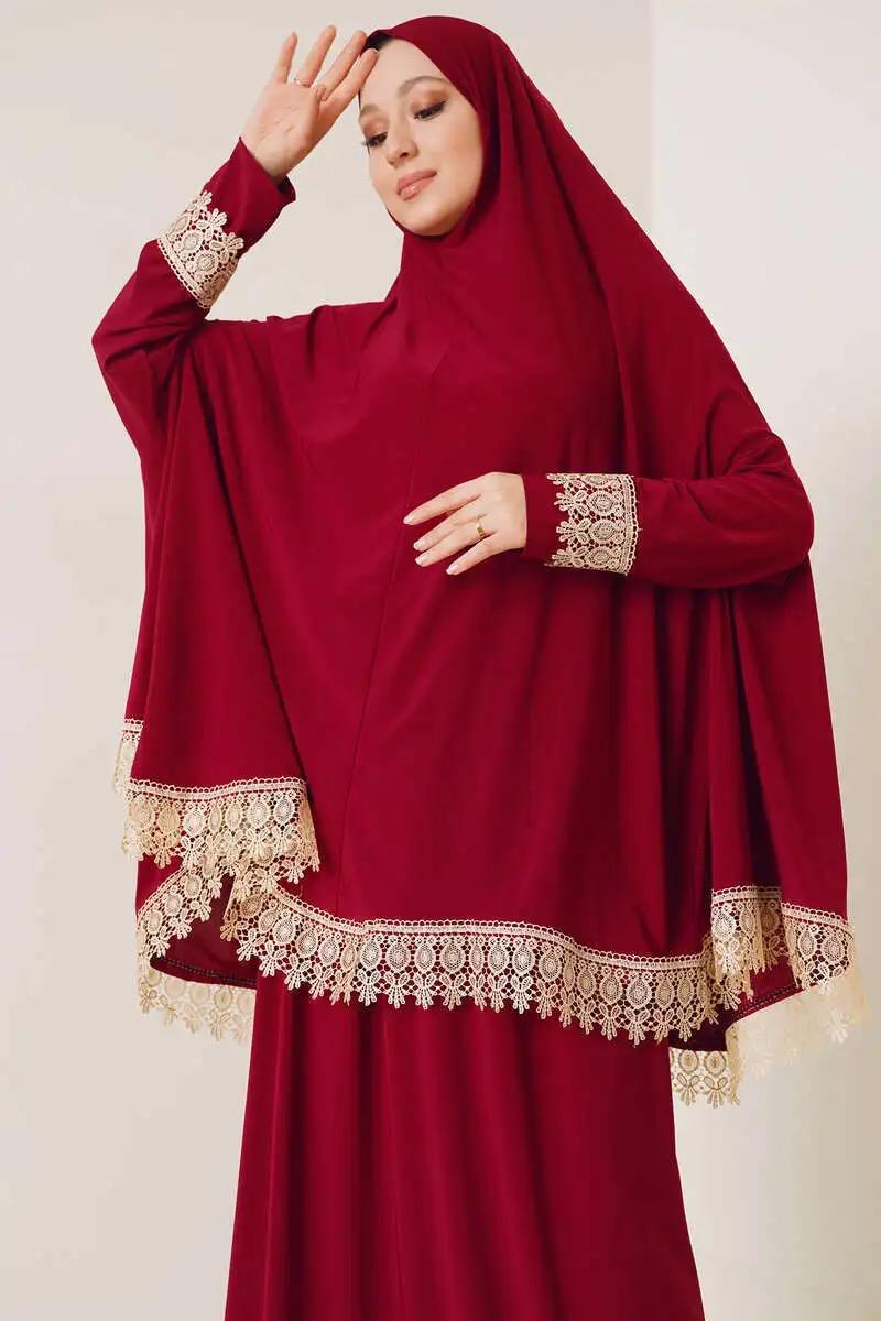 Women Muslim Islamic Hijab Blouse Skirts Sets Ramadan Prayer Khimar Abaya Robe Arab Burqa Middle East Vestidos - ElinaStoreWhiteElinaStoreElinaStore91428640;2024129;1733751726