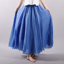 Women's High Waist Linen Maxi Skirt for Summer 2023