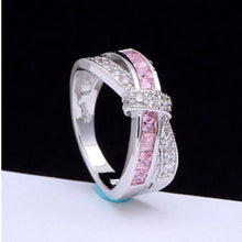 White Gold 925 Plated Silver Ring