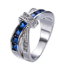 White Gold 925 Plated Silver Ring