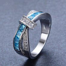 White Gold 925 Plated Silver Ring