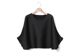 LANMREM's High-Quality Loose Pleated T-shirt