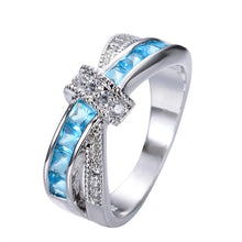 White Gold 925 Plated Silver Ring