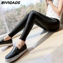 BIVIGAOS Summer Women's Colorful Super Elastic Leggings