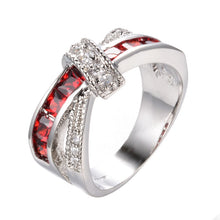 White Gold 925 Plated Silver Ring