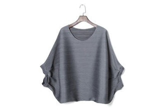 LANMREM's High-Quality Loose Pleated T-shirt