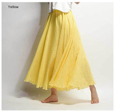 Women's High Waist Linen Maxi Skirt for Summer 2023