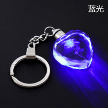 Rose Flower LED Keychain