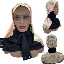 Hijab with Snap Fastener