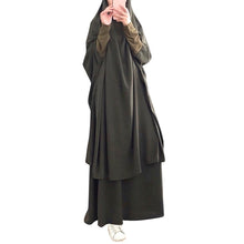 Women Hooded Muslim Hijab Dress