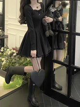 Korean Fashion Knitted Lace Dress