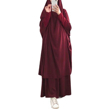 Women Hooded Muslim Hijab Dress