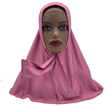 Hijab with Snap Fastener