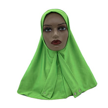 Hijab with Snap Fastener