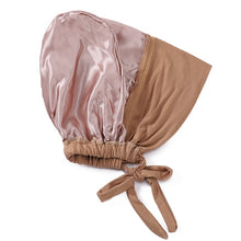 double-layer satin jersey turban sleep cap