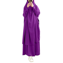 Women Hooded Muslim Hijab Dress