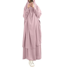 Women Hooded Muslim Hijab Dress