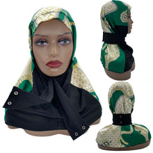 Hijab with Snap Fastener