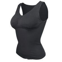 CXZD New Women Shapewear Padded Tummy Control Tank Top Slimming Camisole Removable Body Shaping Compression Vest Corset