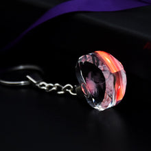 Rose Flower LED Keychain