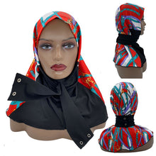 Hijab with Snap Fastener