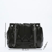 Luxury PU Leather Chain Handbag