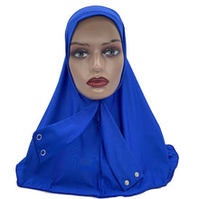 Hijab with Snap Fastener