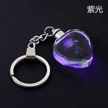 Rose Flower LED Keychain