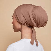 double-layer satin jersey turban sleep cap