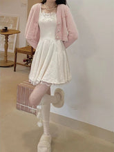 Korean Fashion Knitted Lace Dress