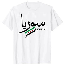 Funny Syrian Arab Republic Syria Arabic Cotton T Shirts Graphic Short Sleeve Casual Tees Summer Style T-shirt Men Oversize - ElinaStoreBElinaStoreElinaStore91419700;2024129;1733748548