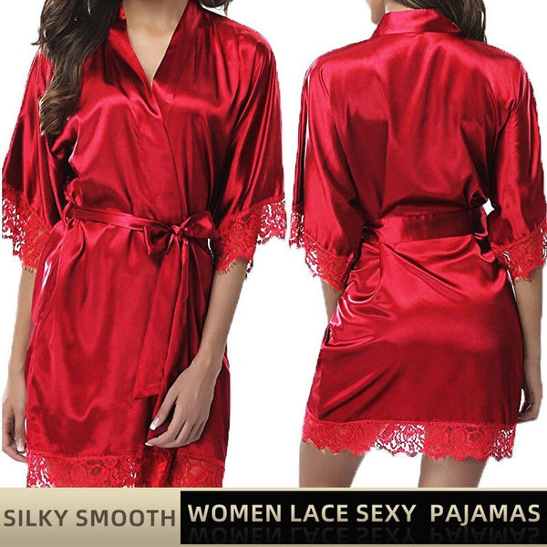 Soft Ice Silk Pajamas: Comfortable & Elegant