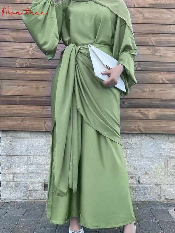 Two Pieces Sets Muslim Dress